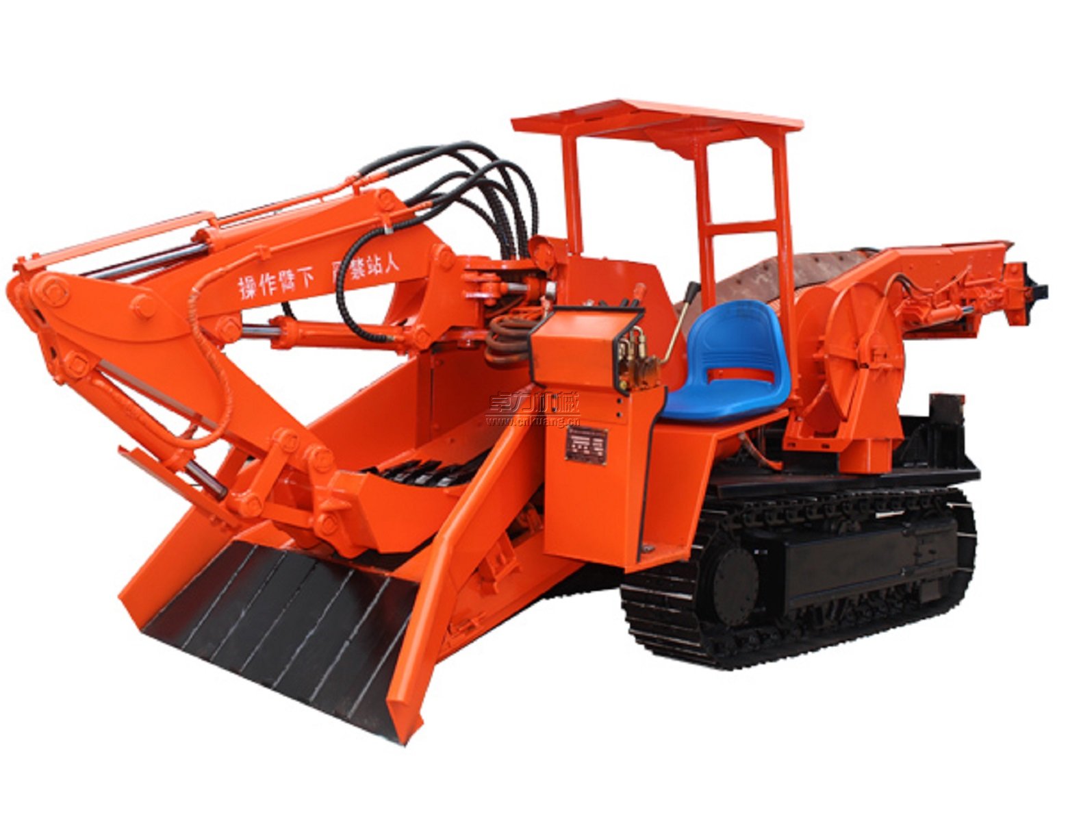 履帶扒渣機